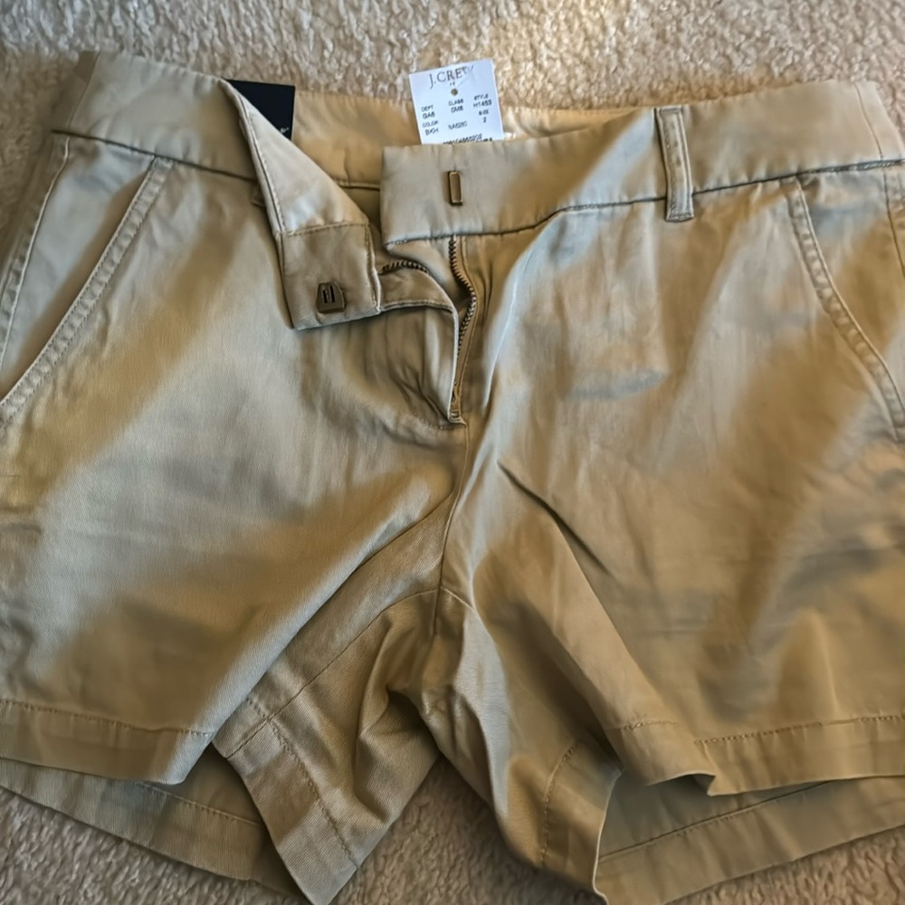 Jcrew khaki short-new with tag -size 2